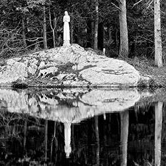 Virgin Mary Statue, Charles River, Natick, Massachusetts